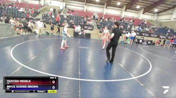 135 lbs Quarterfinal - Traycen Wegele, CO vs Bryce Gushee-Brown, ME