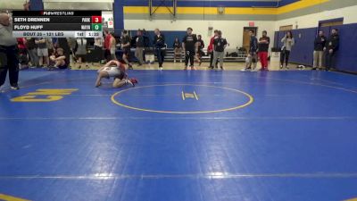 121 lbs R-64 - Seth Drennen, Parkersburg-WV vs Floyd Huff, Waynesburg