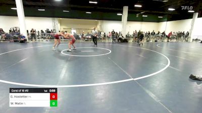 120 lbs Consi Of 16 #2 - Grayson Hostetter, PA vs Wyatt Matin, FL