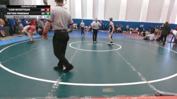 113 lbs Champ. Round 1 - Peyton Friedman, St Paul VI Catholic vs Liam McGettigan, Lake Highland Preparatory School