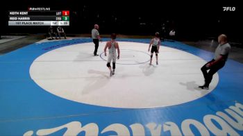 6A 106 lbs 1st Place Match - Reid Harris, Syracuse vs Keith Kent, Layton