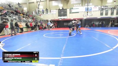 215 lbs Champ. Round 2 - Brandon McNack, EDISON PREP vs Tyrone Herring, DANIEL WEBSTER