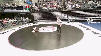 4A 138 lbs Cons. Round 1 - Haydon Harris, Timpanogos vs Joseph Blackwell, Mountain View