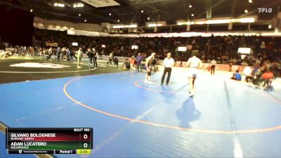 165 lbs Champ. Round 1 - Silvano Bolognese, Burnaby North vs Adan Lucatero, Goldendale