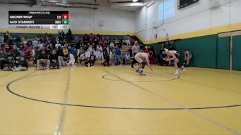 126 lbs Champ. Round 1 - Jack Stannert, North Royalton High School vs Ascher Wolf, Lebanon