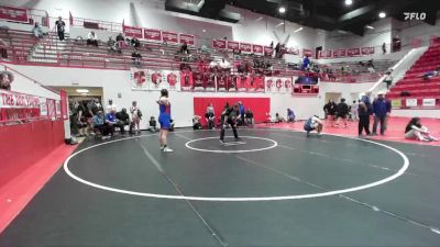 HS 235 lbs 5th Place Match - Bentley Sharp, EL RENO HS vs Starla Taylor, MOORE