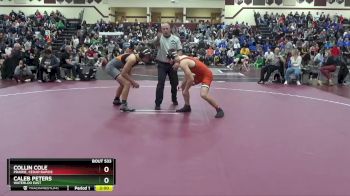 150 lbs Round 3 - Caleb Peters, Waterloo East vs Collin Cole, Prairie, Cedar Rapids