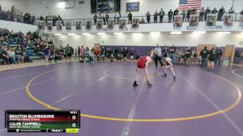 105 lbs Prelim - Braxton Blumenshine, Riverton Middle School vs Caleb Campbell, Worland Middle School