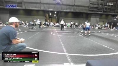 100 lbs Round 1 - Vincent Amorosa, Black Fox vs Dodger Day, Council Grove