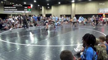 108 lbs Round 3 (8 Team) - Charles Blass, Spartan WC vs Aidan Hovespain, Williamson County WC