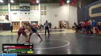 182 lbs Quarterfinal - Hershal Hall, Perry vs Joel Carvajal, Yorba Linda