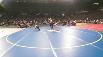 3A Boys 113 lbs Quarterfinal - Grayson Hubbard, Willamina Boys vs Brody Sherritt, Coquille Boys