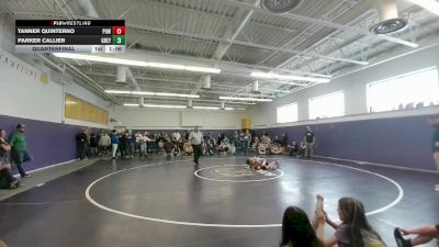 91 lbs Quarterfinal - Parker Callier, Greybull MS vs Tanner Quinterno, Powell Middle School