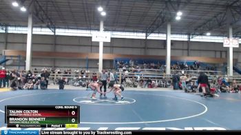 115 lbs Cons. Round 5 - Brandon Bennett, Meridian Middle School vs Talinn Colton, Middleton Middle School