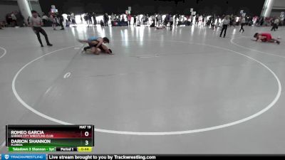 138 lbs Cons. Round 2 - Romeo Garcia, Garden City Wrestling Club vs Darion Shannon, Florida