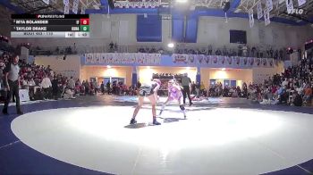 110 lbs 1st Place Match - Taylor Drake, Kuna vs Mya Bolander, Idaho Falls