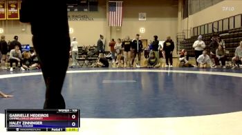 109 lbs Quarterfinal - Gabrielle Medeiros, Campbellsville University vs Haley Zinninger, Emmanuel College