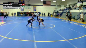125 lbs Quarterfinal - Ernest Grant, Fort Hays Tech Northwest vs Marley Hogan, Carl Albert State