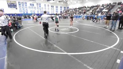 100 lbs Cons. Round 4 - Giselle Mongenel, Covina vs Niva Strasser, Aliso Niguel