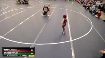 Semifinal - Ezekiel Steele, Forest Lake Wrestling Club vs Braylee Botler, New Prague Wrestling