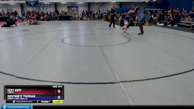 235 lbs Quarterfinal - Izzy Kipp, Loras vs Destine`e Thomas, North Iowa Area CC