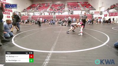 70 lbs Rr Rnd 1 - Millie Bishop, Redskins Wrestling Club vs Kloe Routledge, Husky WC