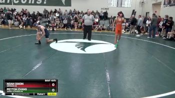 132 lbs Quarterfinal - Peyton Evans, James Clemens HS vs Noah Dixon, Grissom Hs