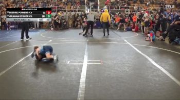 60 lbs Cons. Round 2 - Dierre Powers C4, Grove City vs Graham Fisher C3, CP Wrestling Academy