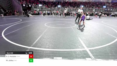 58 lbs Consi Of 8 #1 - Raiden Crook-Hutsler, Other vs Matthew "Boone" Jolley, Chickasha Youth Wrestling