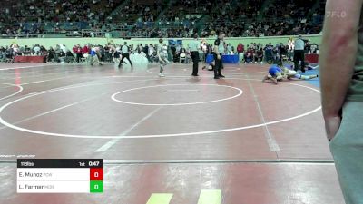 118 lbs Consi Of 32 #1 - Esteban Munoz, Putnam City West vs Landon Farmer, Moore