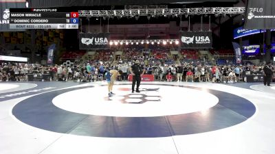 120 lbs Champ. Rd Of 128 - Mason Miracle, OR vs Dominic Cordero, TN