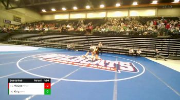 175 lbs Quarterfinal - Isaac McGee, Mountain View vs Hyrum King, Spanish Fork