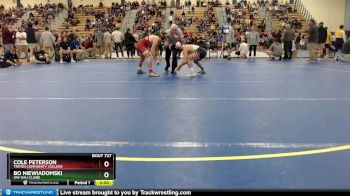 141 lbs Cons. Round 3 - Bo Niewiadomski, UW-Eau Claire vs Cole Peterson, Triton Community College