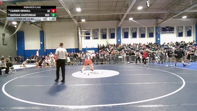 285 lbs Consi Of 16 #2 - Caiden Sewall, Bridgewater-Raynham vs Nathan Hartunian, Wayland