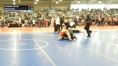 182 lbs Quarterfinal - Maximus Baxter, KY vs Bryce Velez, FL