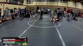 80 lbs Cons. Round 1 - Brandon Flamini, High Pace Wrestling Club vs Colton Buchness, Mavericks