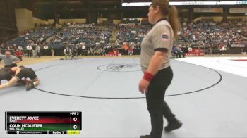6A-165 lbs 1st Place Match - Colin McAlister, Mill Valley vs Everett Joyce, Maize