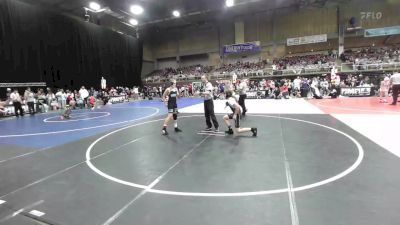 123 lbs Quarterfinal - Cameron Petty, Pueblo West Storm vs Bram Franklin, Bear Creek Jr. Wrestling