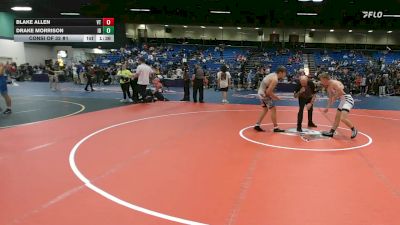 157 lbs Consi Of 32 #1 - Blake Allen, VT vs Drake Morrison, ID