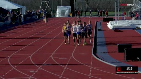 Men's 1500m Unseeded, Heat 3