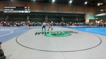 41-44 lbs Round 2 - Easton Burton, Nighthawks Wrestling Club vs Westin Cota, Fallon Outlaws WC