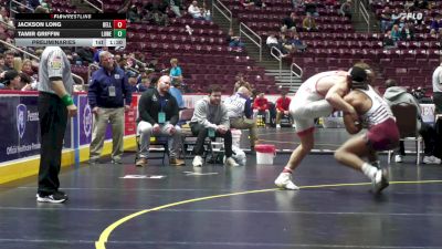 189 lbs Preliminaries - Jackson Long, Bellefonte vs Tamir Griffin, Lower Merion