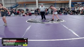 138 lbs Cons. Round 1 - Preston Andersen, Sublime Wrestling Academy vs Thomas Nesvold, Meridian Middle School