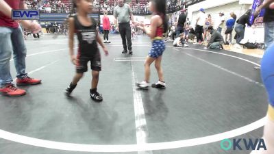 75 lbs Rr Rnd 5 - Katie Burrows, Noble Takedown Club vs Lyncoln Myers, Comanche Takedown Club