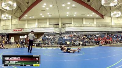 132 lbs Round 1 (6 Team) - Brady Harrell, Garrett Wrestling Club vs Nick Collett, Delta Wrestling Club Inc.