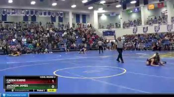 126 lbs Cons. Round 2 - Jackson James, NORWALK vs Caden Karns, Leo
