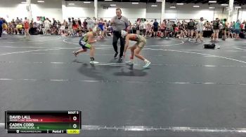 98 lbs Round 3 (4 Team) - David Lall, Moser`s Mat Monsters vs Caden Codd, Headhunters Black