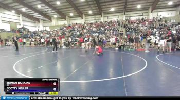 106 lbs Quarterfinal - Roman Barajas, CA vs Scotty Keller, UT