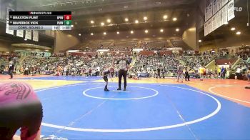 55 lbs Cons. Round 2 - Braxton Flint, Benton Parks Youth Wrestling vs Maverick Vick, Pottsville Apache Youth Wrestling