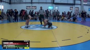 150 lbs Round 2 (3 Team) - Parker York, DARKHORSE WRESTLING CLUB vs TOM MCDONALD, MAT RATS WRESTLING CLUB